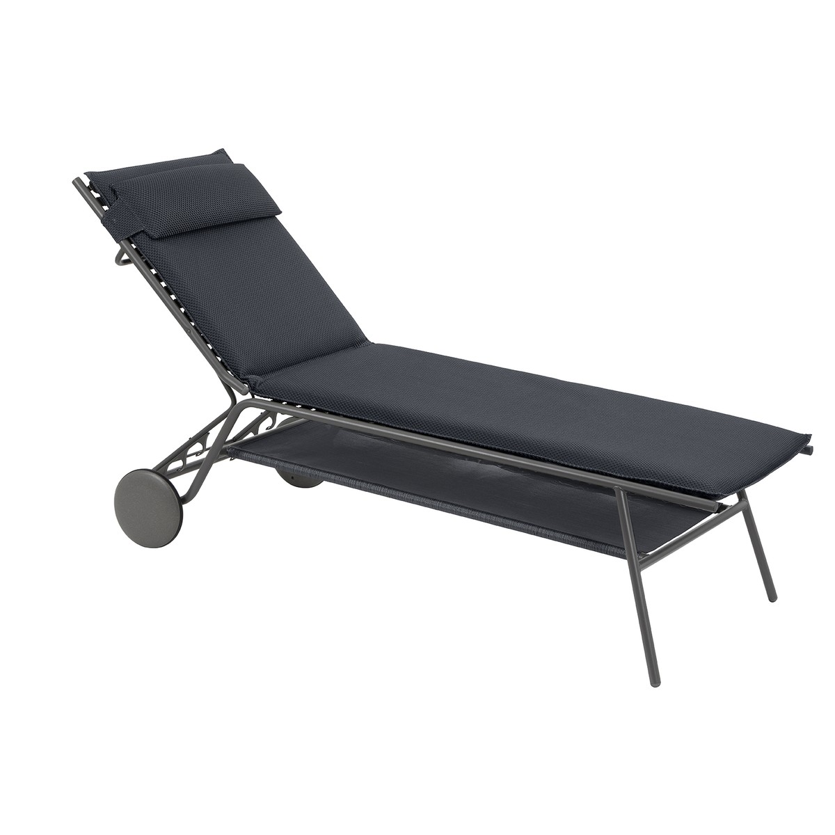 Lafuma Mobilier Be Comfort Bain de soleil Miami Haut Be comfort Gris fert 31.5x198.5x77cm