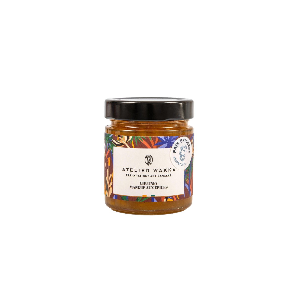 Atelier Wakka  CHUTNEY MANGUE AUX ÉPICES  220g