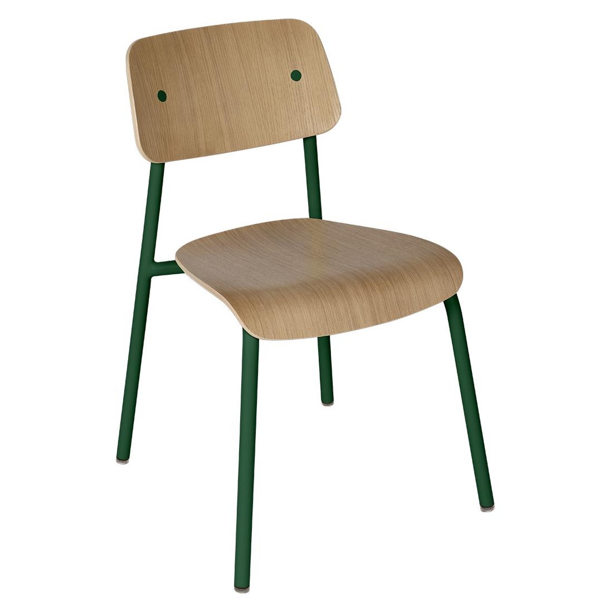 Fermob Studie Chaise Studie Chêne Vert sapin L 53 x l 51 x H81cm