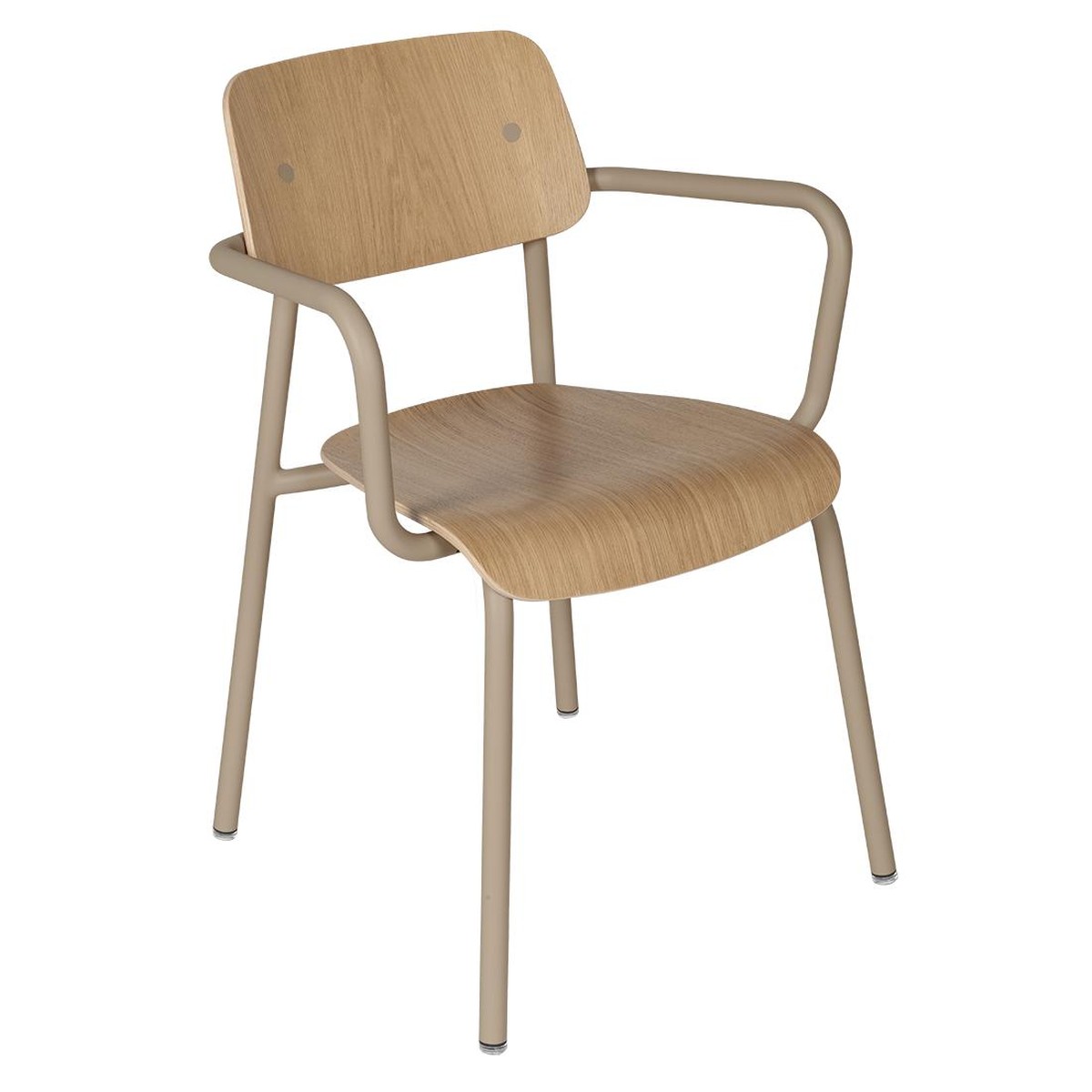 Fermob Studie Fauteuil de repas Studie Chêne Beige L 53 x l 57 x H81cm