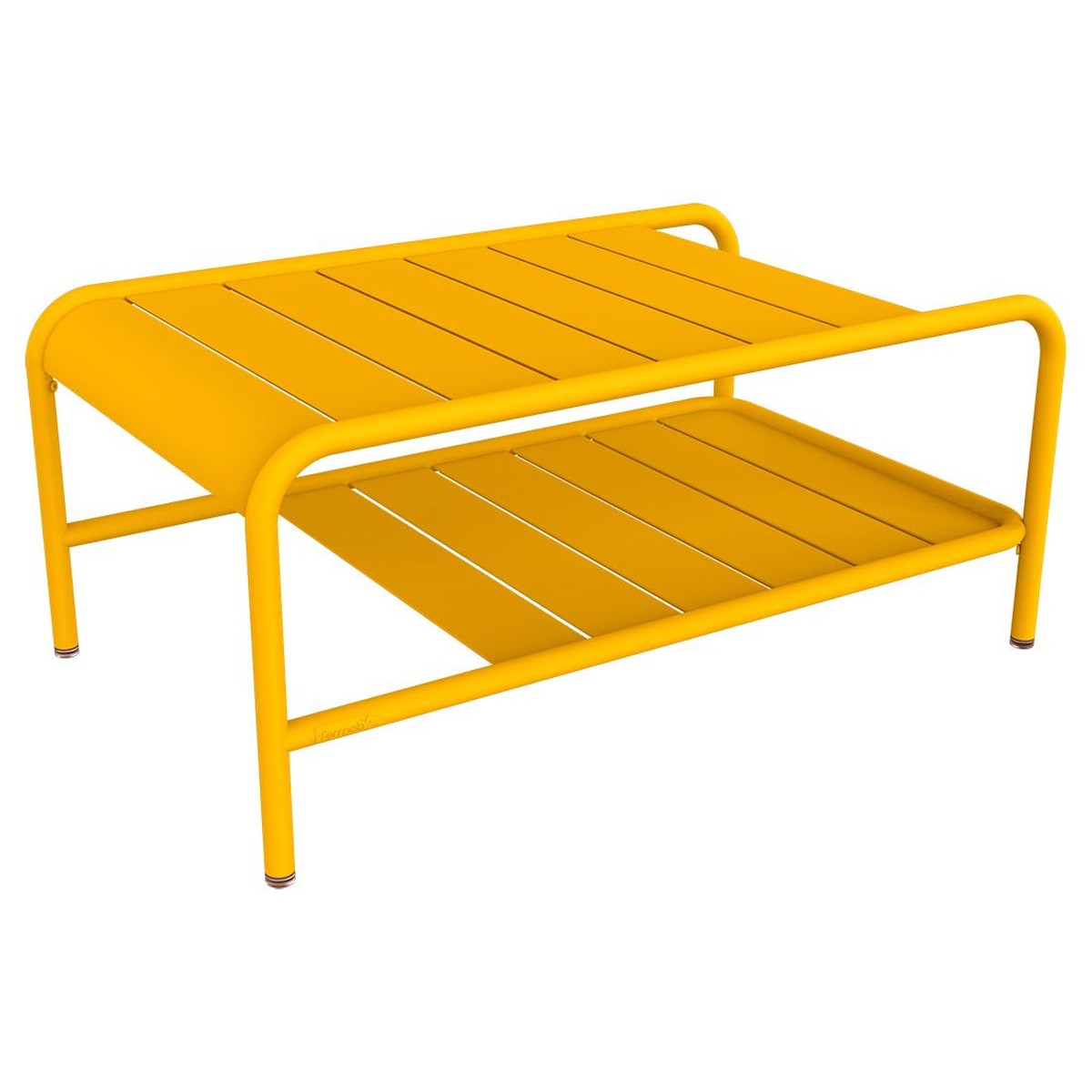 Fermob Luxembourg Table basse Luxembourg Jaune miel L 90 x l 55 x H38cm