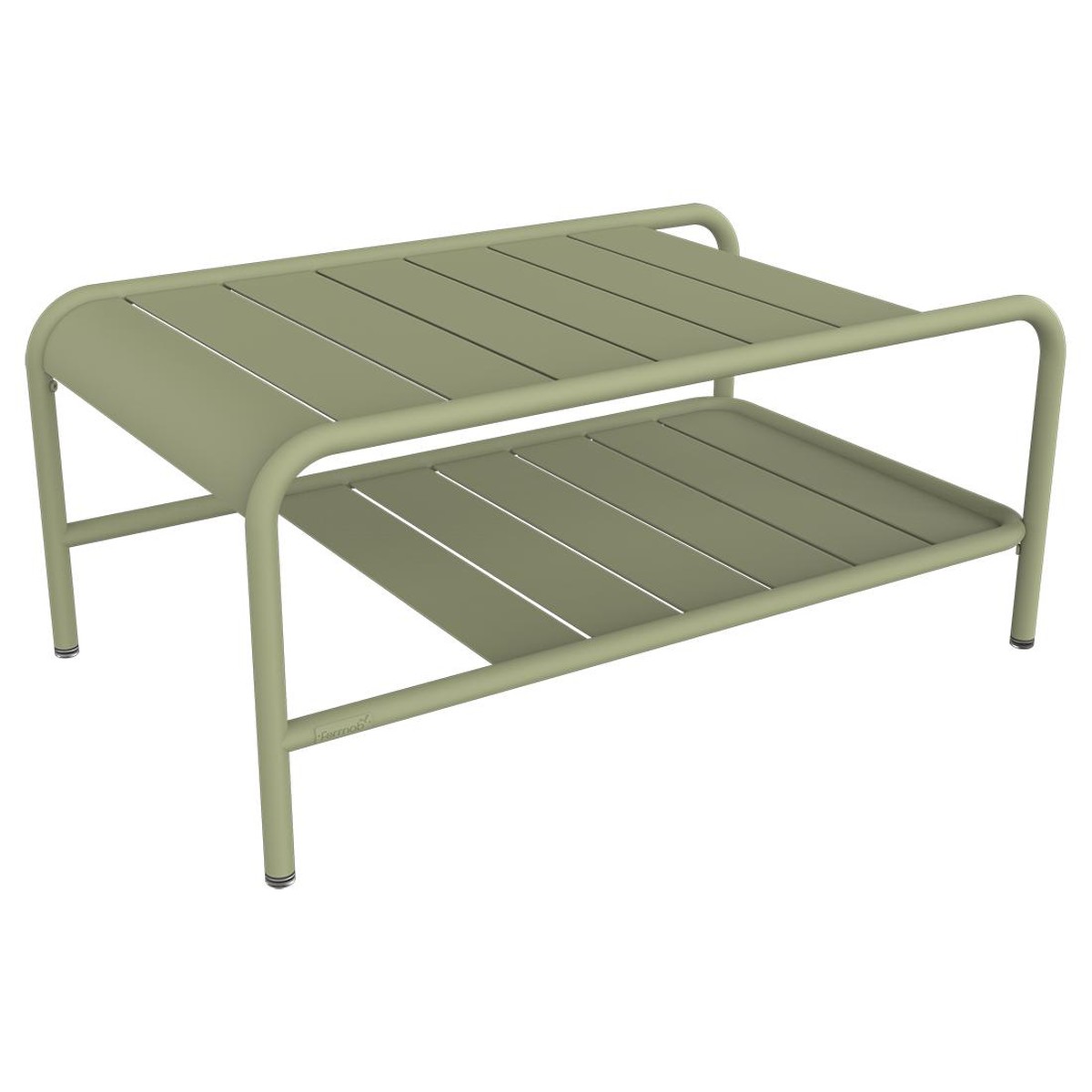 Fermob Luxembourg Table basse Luxembourg Vert tilleul L 90 x l 55 x H38cm