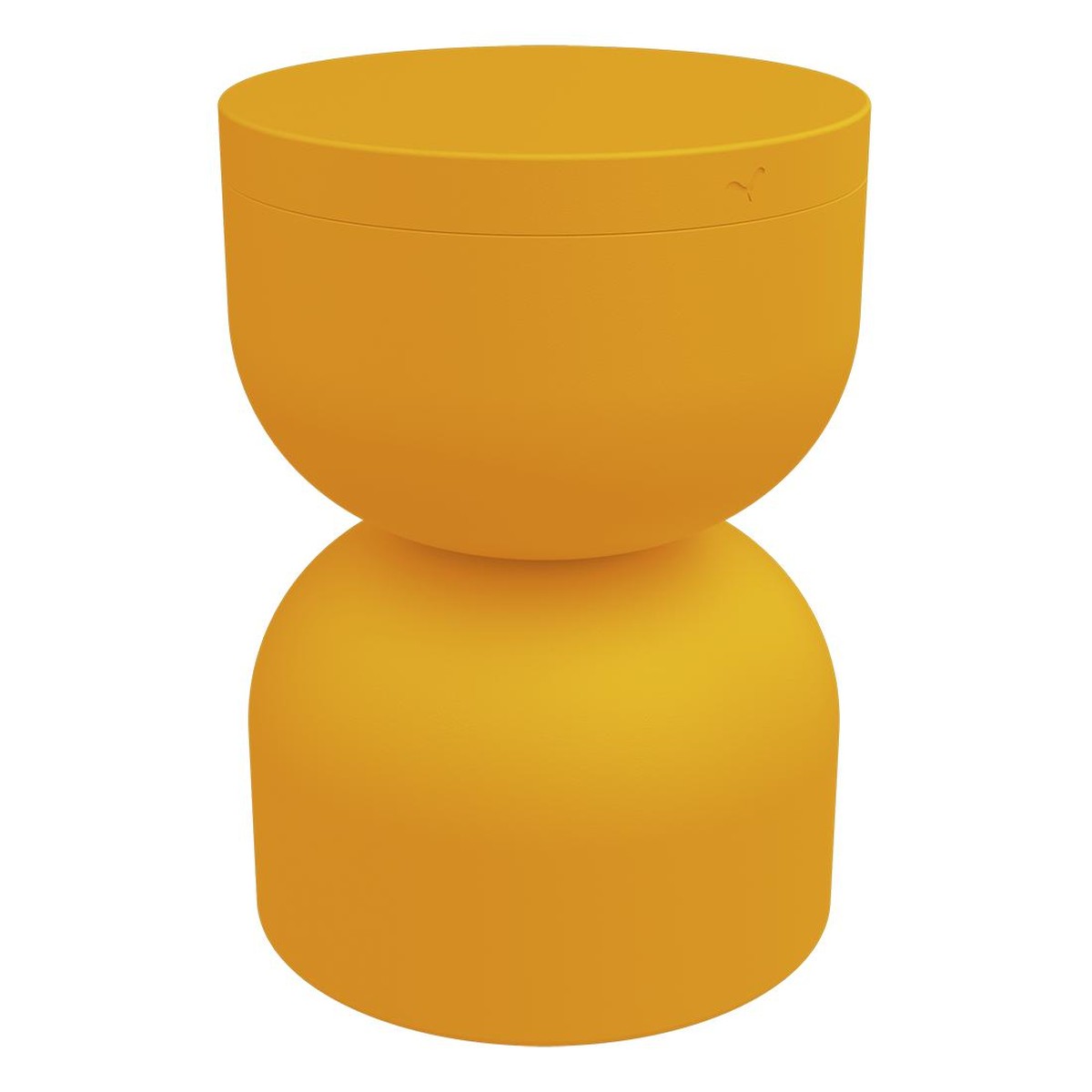 Fermob Piapolo Tabouret Piapolo Jaune miel Diam 32cm x H45cm