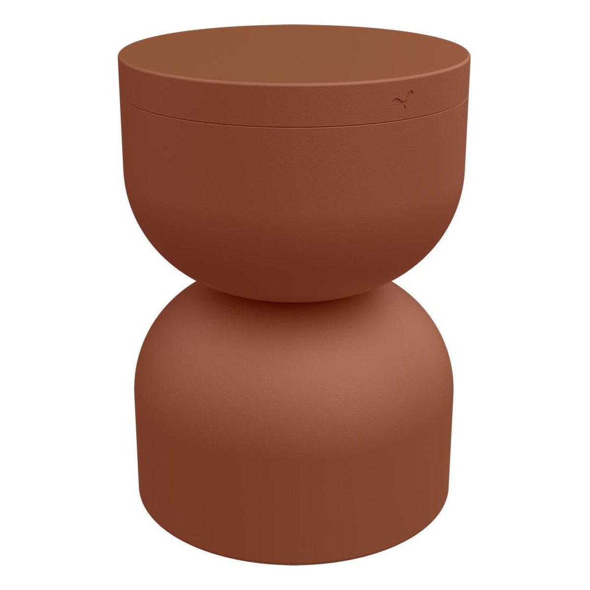 Fermob Piapolo Tabouret Piapolo Rouge ocre Diam 32cm x H45cm