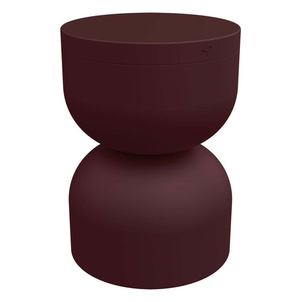 Fermob Piapolo Tabouret Piapolo Rouge lie de vin Diam 32cm x H45cm