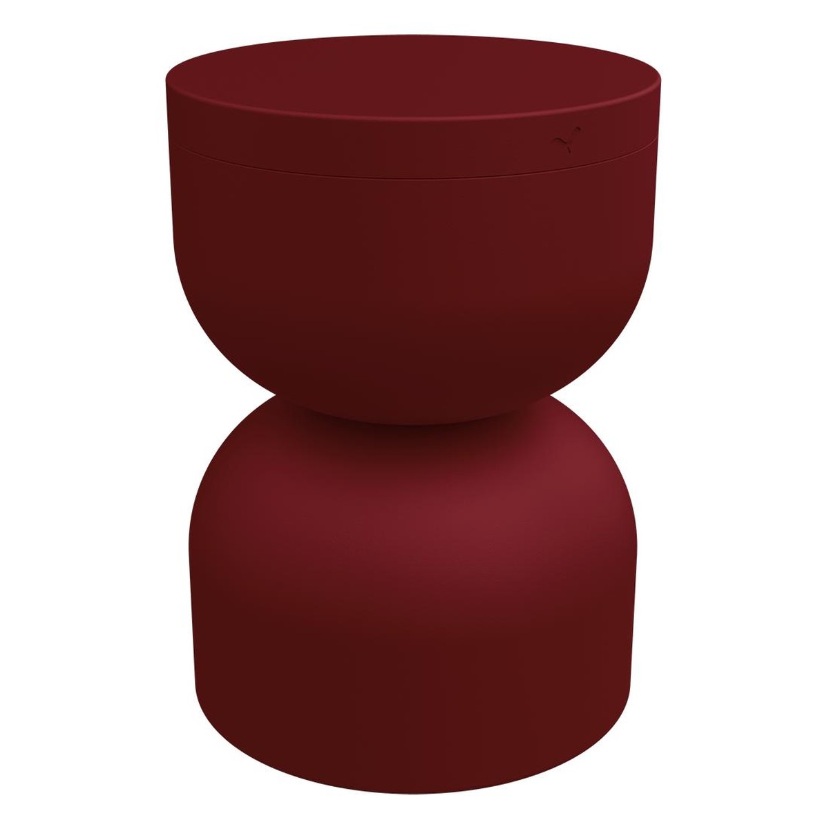 Fermob Piapolo Tabouret Piapolo Rouge groseille Diam 32cm x H45cm