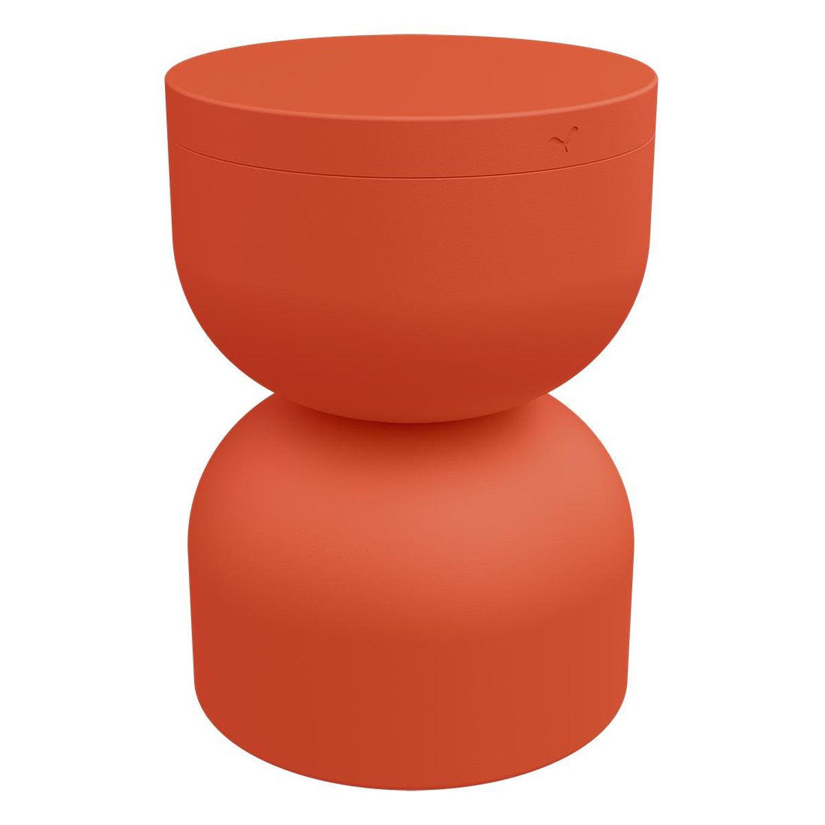 Fermob Piapolo Tabouret Piapolo Rouge saumon Diam 32cm x H45cm