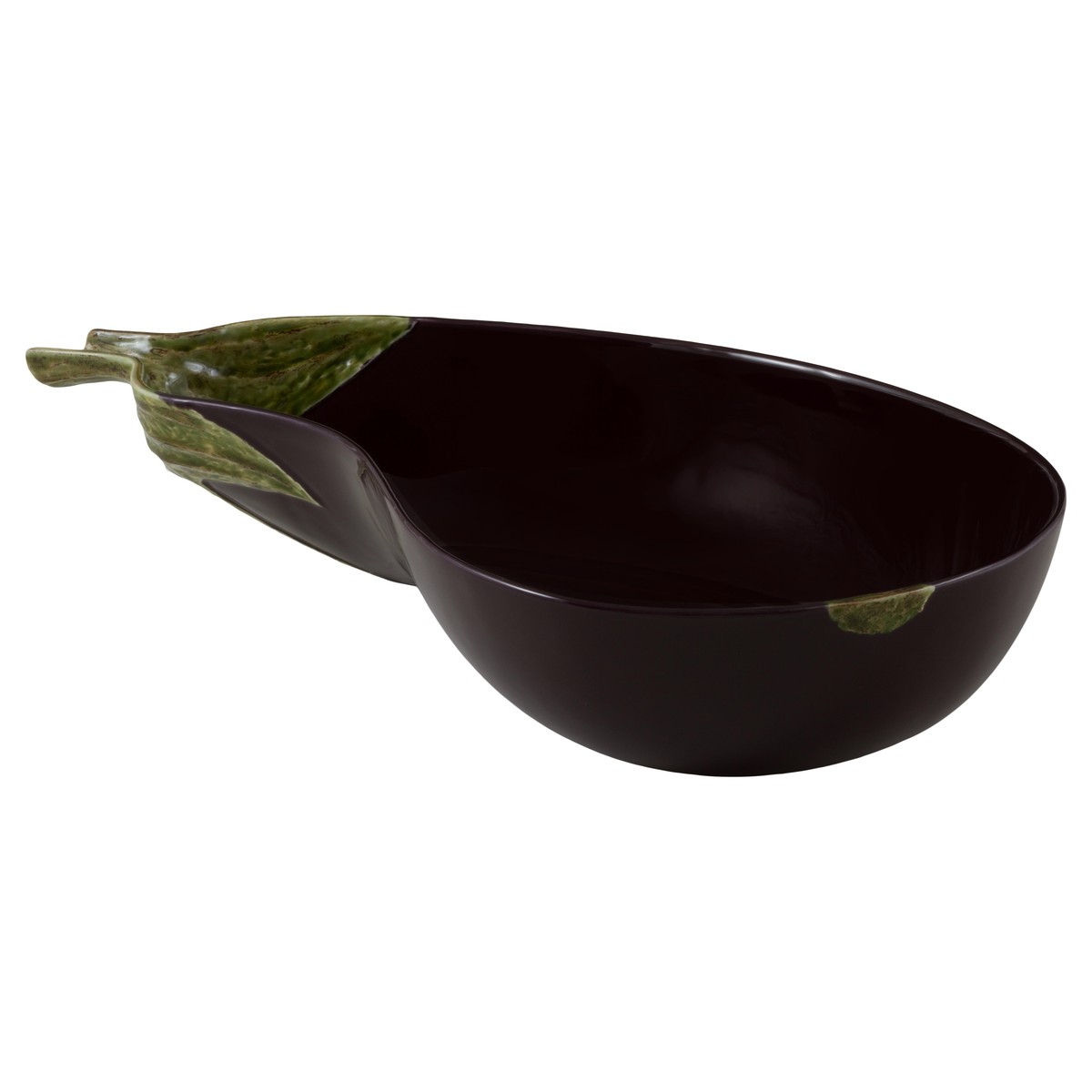 Bordallo Aubergine Saladier Aubergine  46.5x26x9.2cm