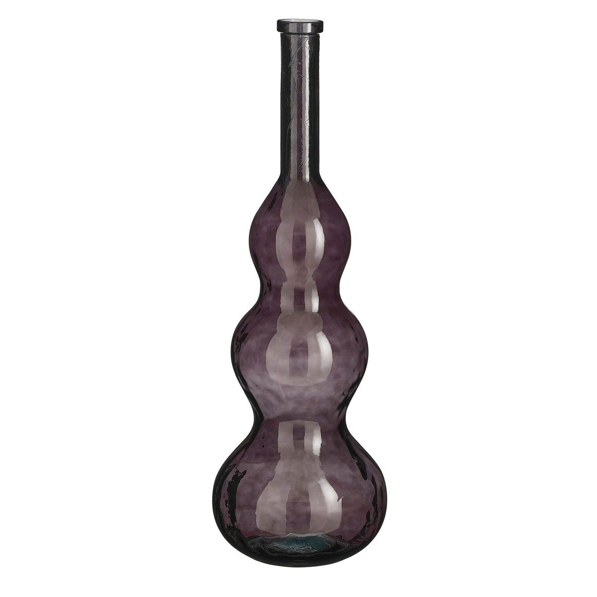 Schilliger Sélection  Vase Benito en verre marron  33x100cm