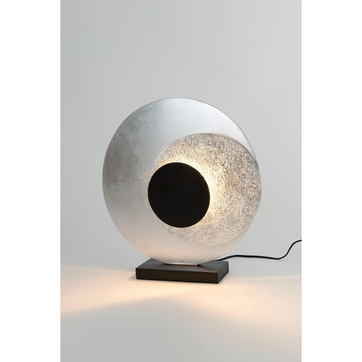 Schilliger Sélection  Lampe La Bocca argent Gris argent 40x12xH43cm