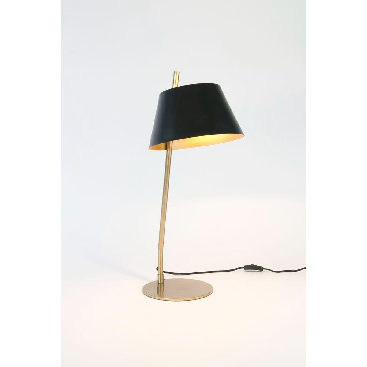 Schilliger Sélection  Lampe Adea or Jaune or 25x31xH61cm