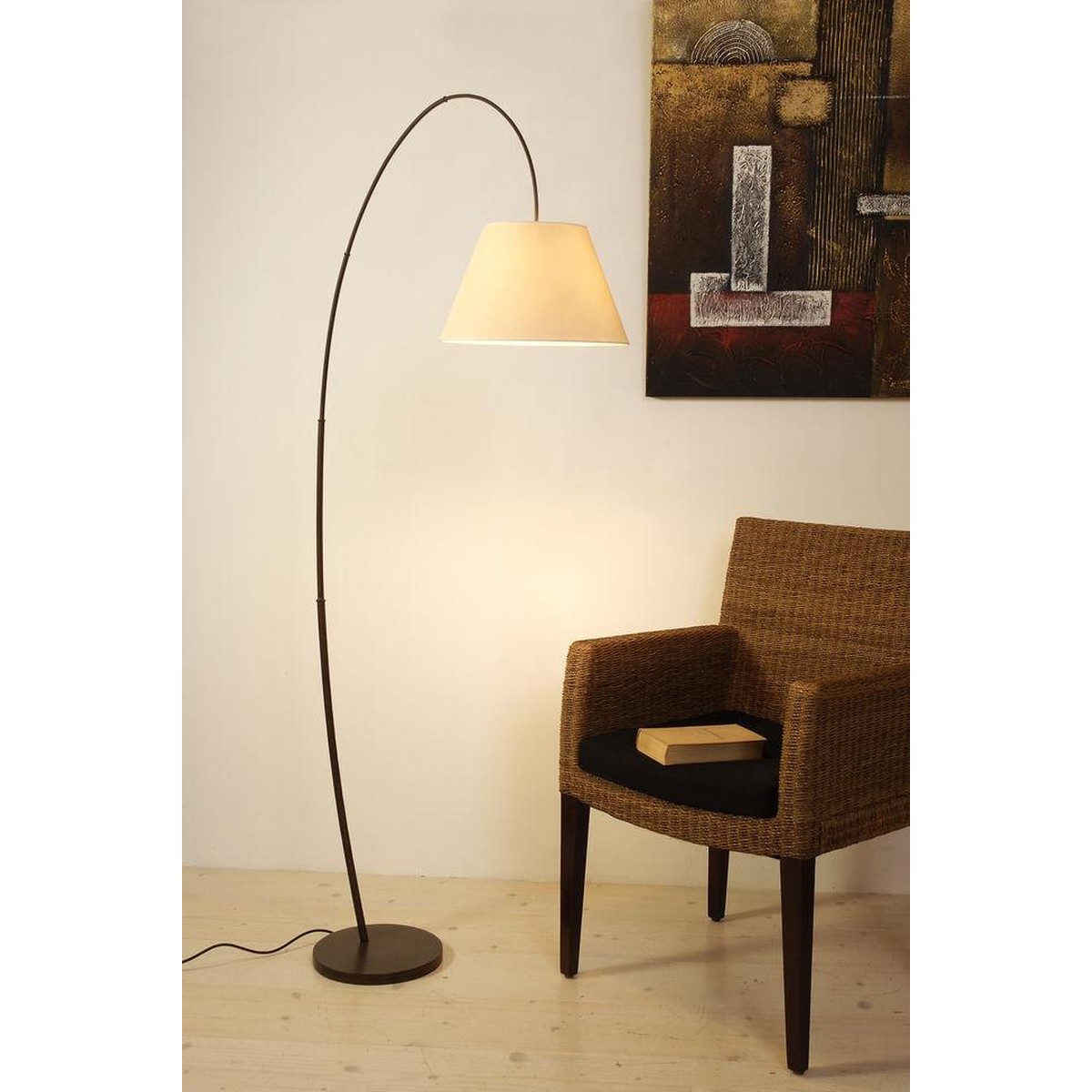 Schilliger Sélection  Lampadaire Bambus Arco  70x25xH159cm