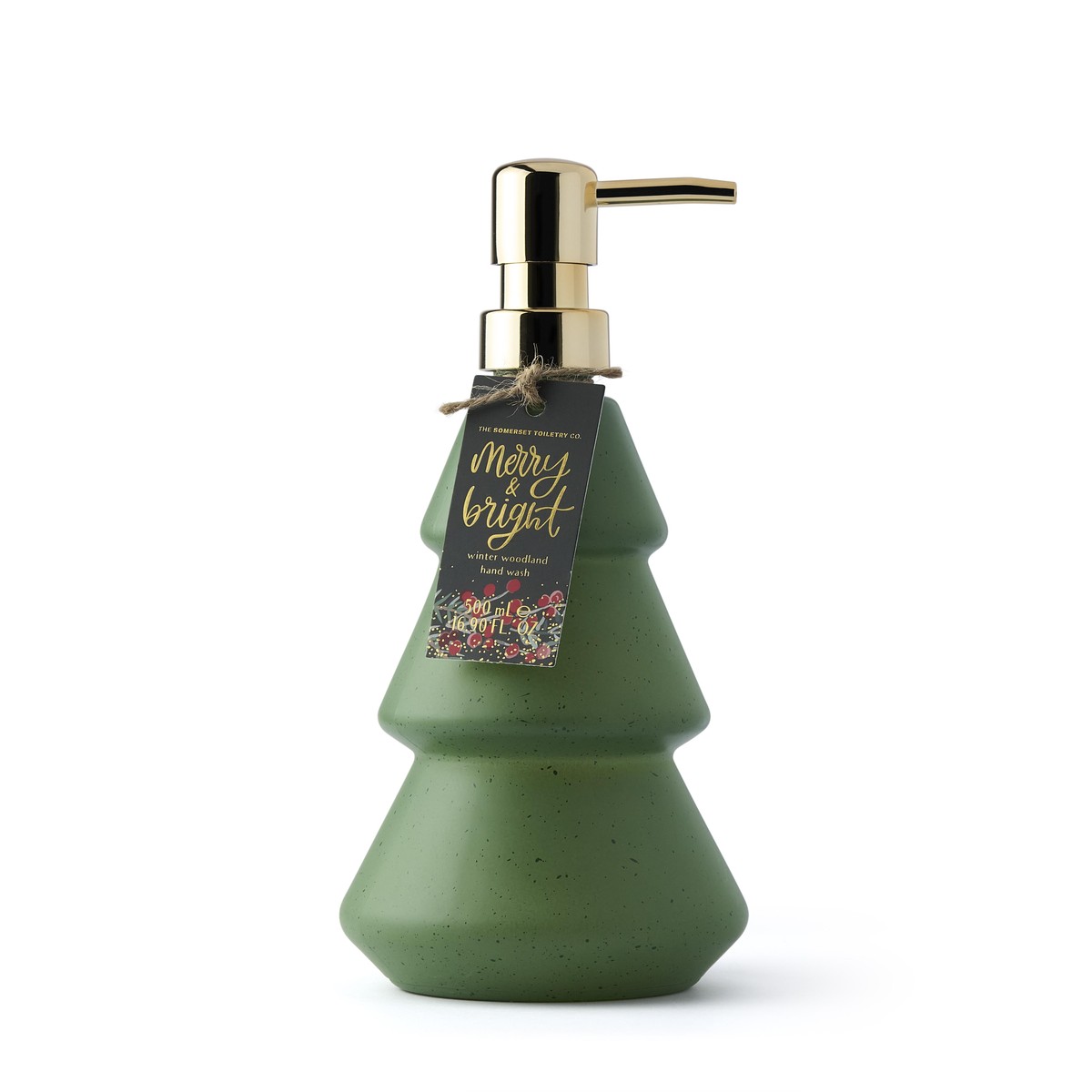 The Somerset Toiletry Festive Gifting Pompe à savon Merry Bells  500ml