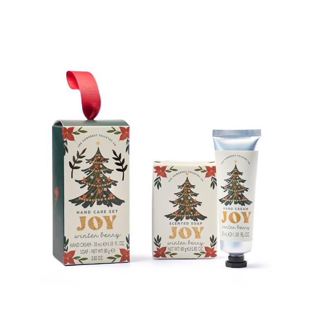 The Somerset Toiletry Festive Gifting Set Soin des mains Joy - Winter Berry  80gr et 30ml