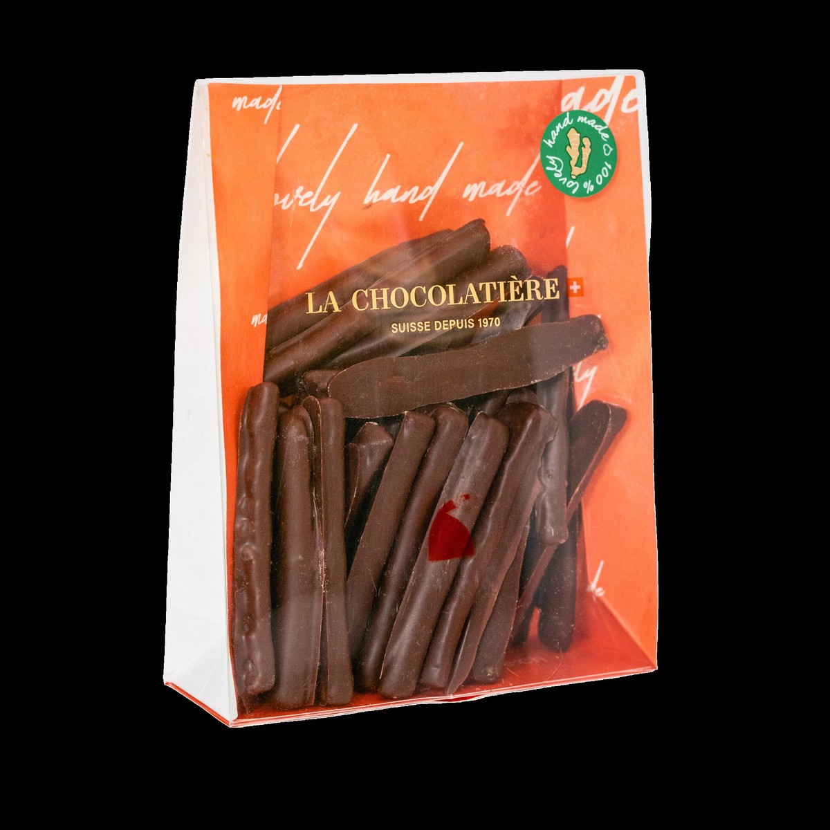 La Chocolatière  Aiguillette de gingembre de Madagascar  170gr