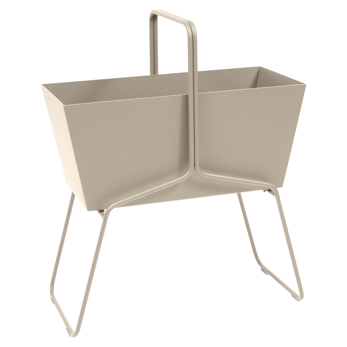 Fermob Basket Jardinière Basket Haute Beige L 70 x l 34 x H84cm