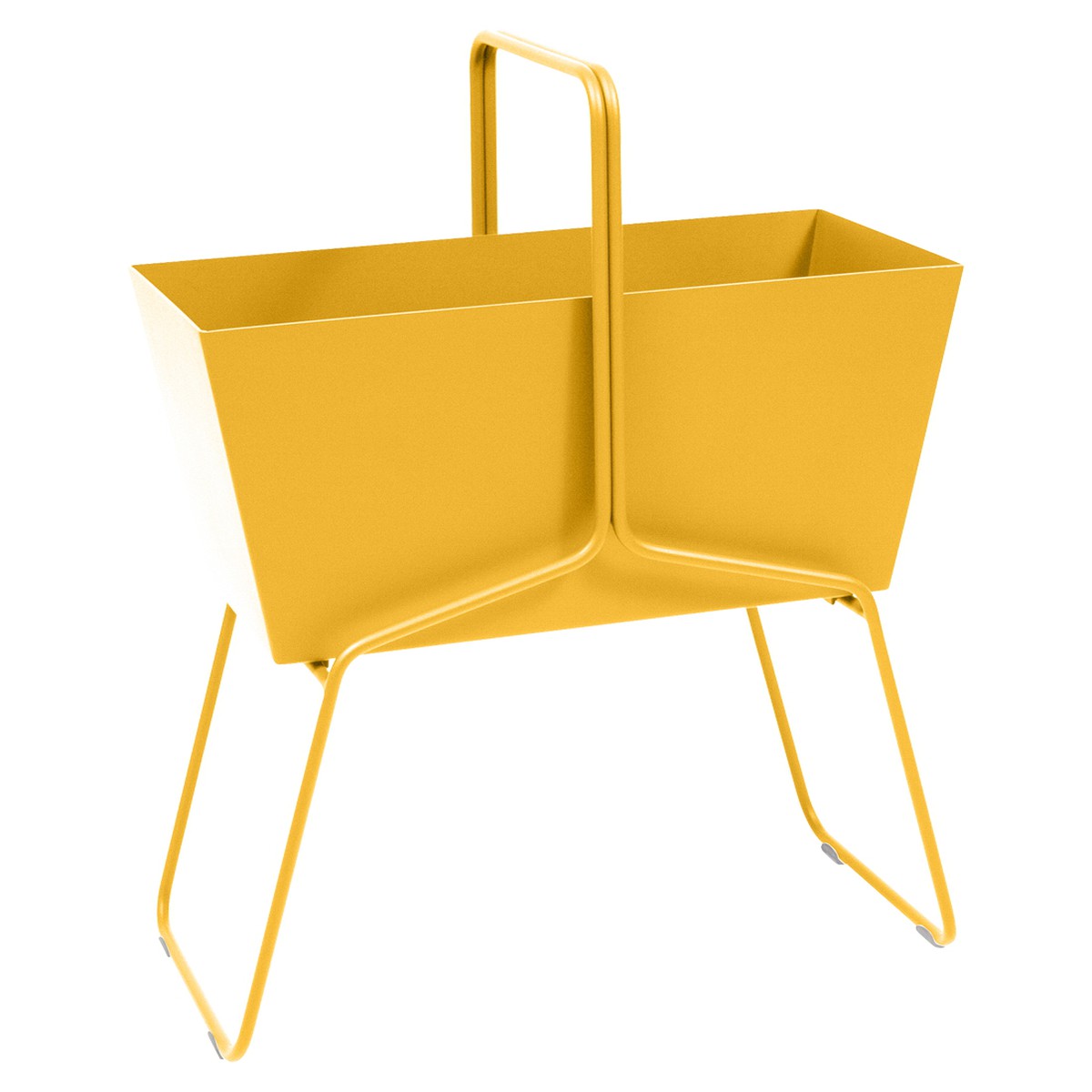 Fermob Basket Jardinière Basket Haute Jaune miel L 70 x l 34 x H84cm