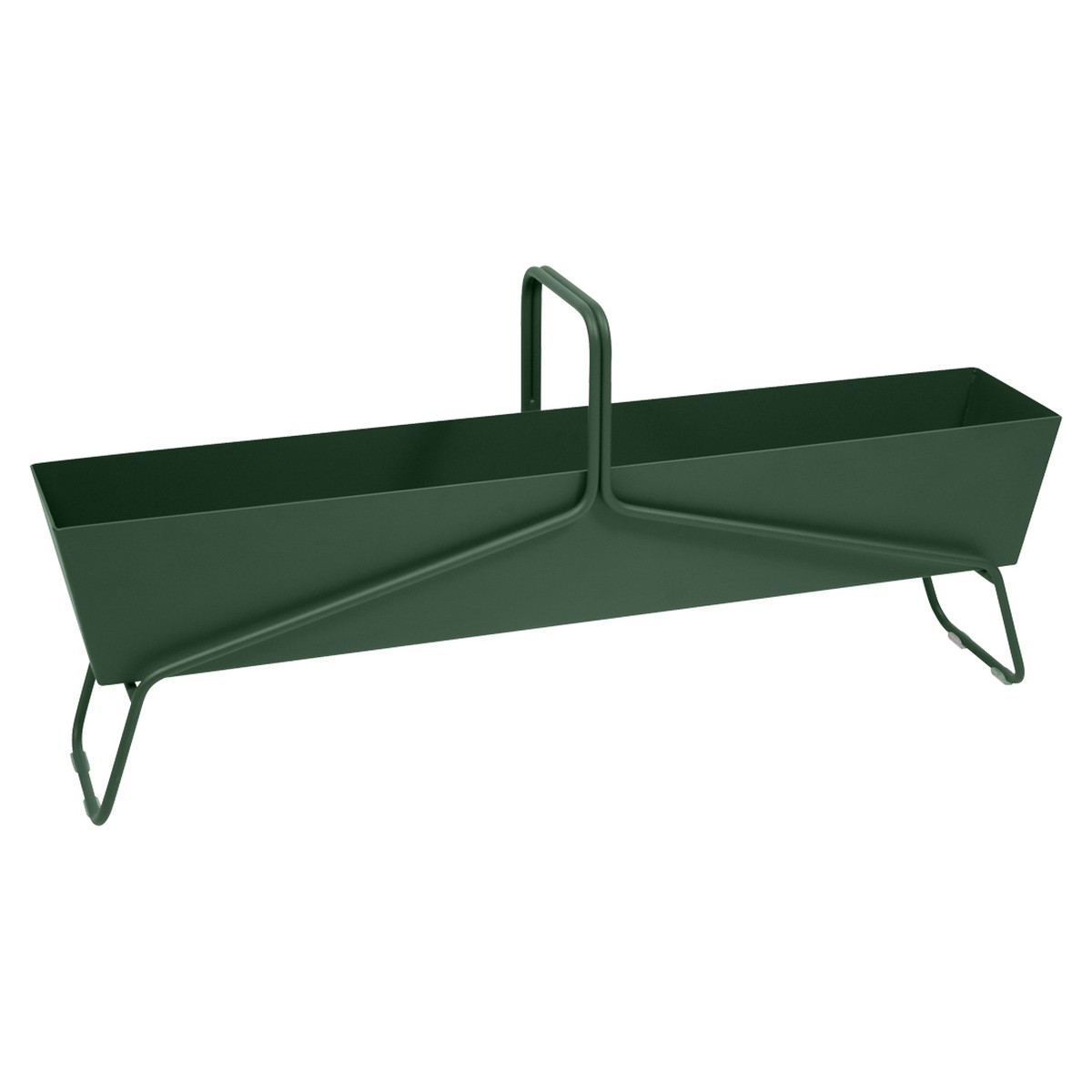 Fermob Basket Jardinière Basket Longue Vert sapin L 119 x l 25 x H54cm