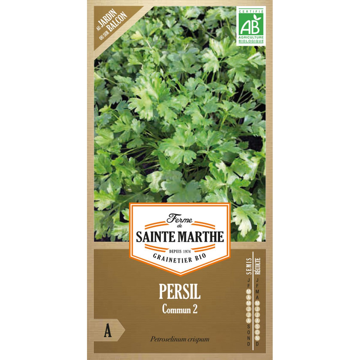 Ferme de Sainte Marthe  Persil Commun 2  Environ 1000 Graines