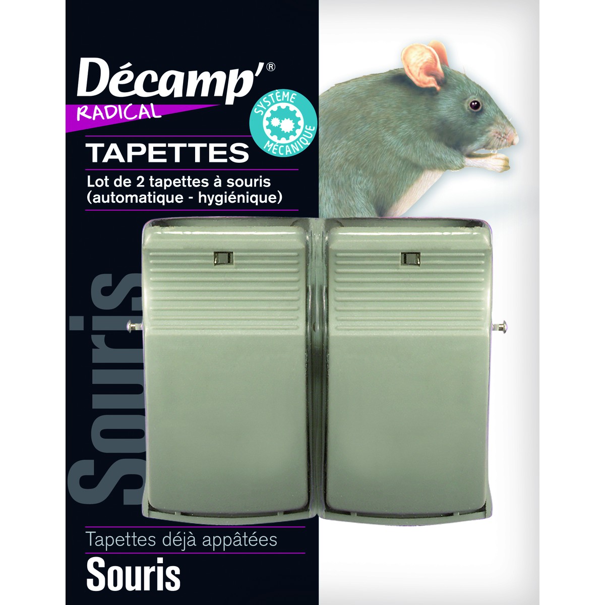 Décamp  Tapettes à Souris Automatiques Pre Appates  