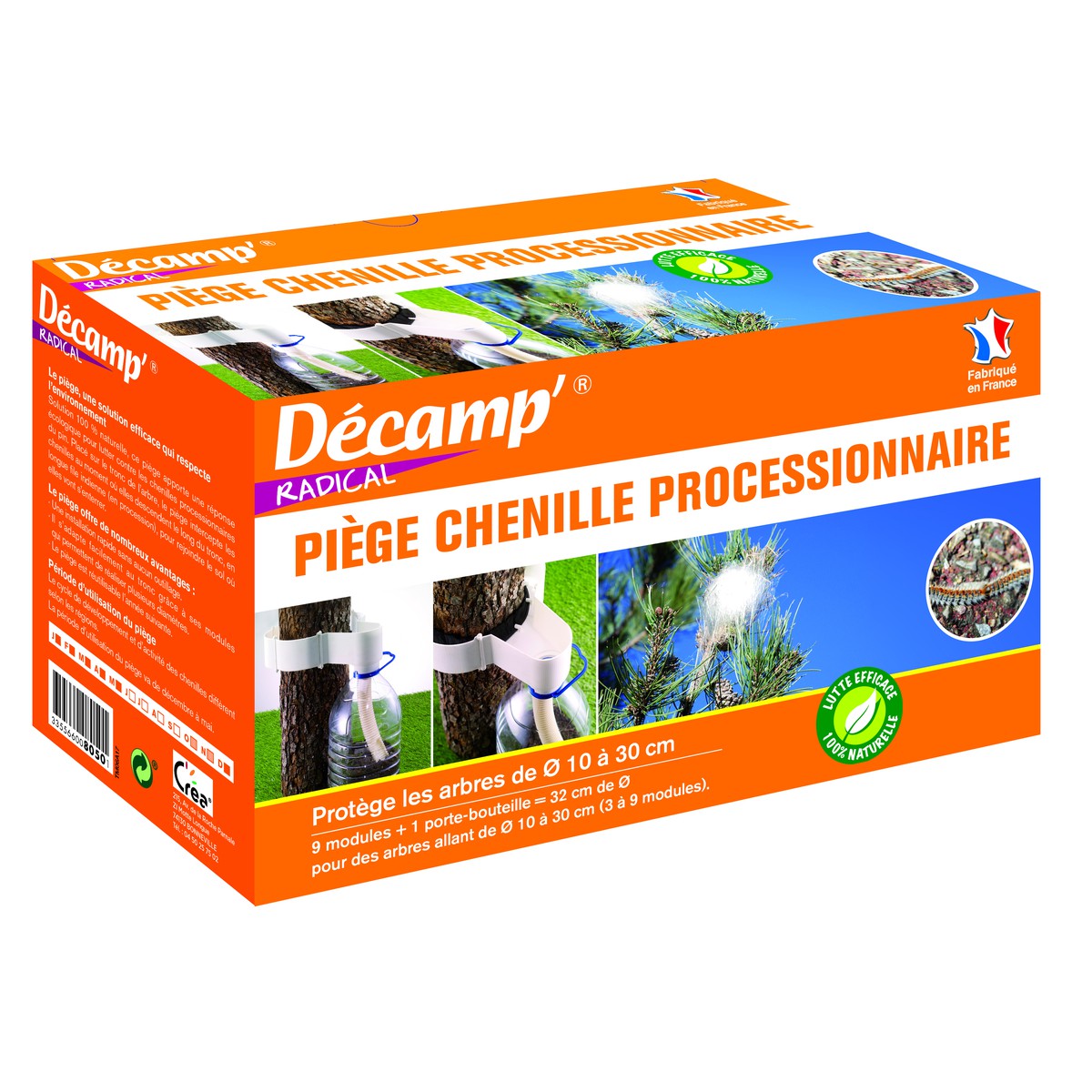 Décamp  Piege Special Chenilles Processionnaire  Arbre Dimetre Max 32 Cm  