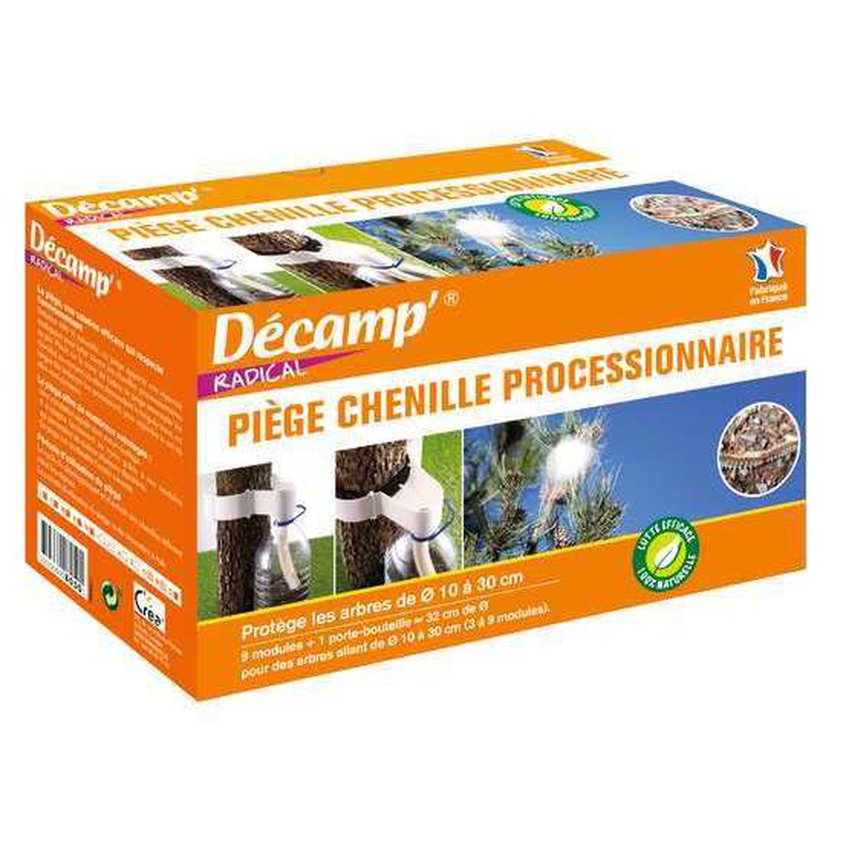 Décamp  Piege Special Chenilles Processionnaire  Arbre Dimetre Max 67 Cm  10 PIEGES