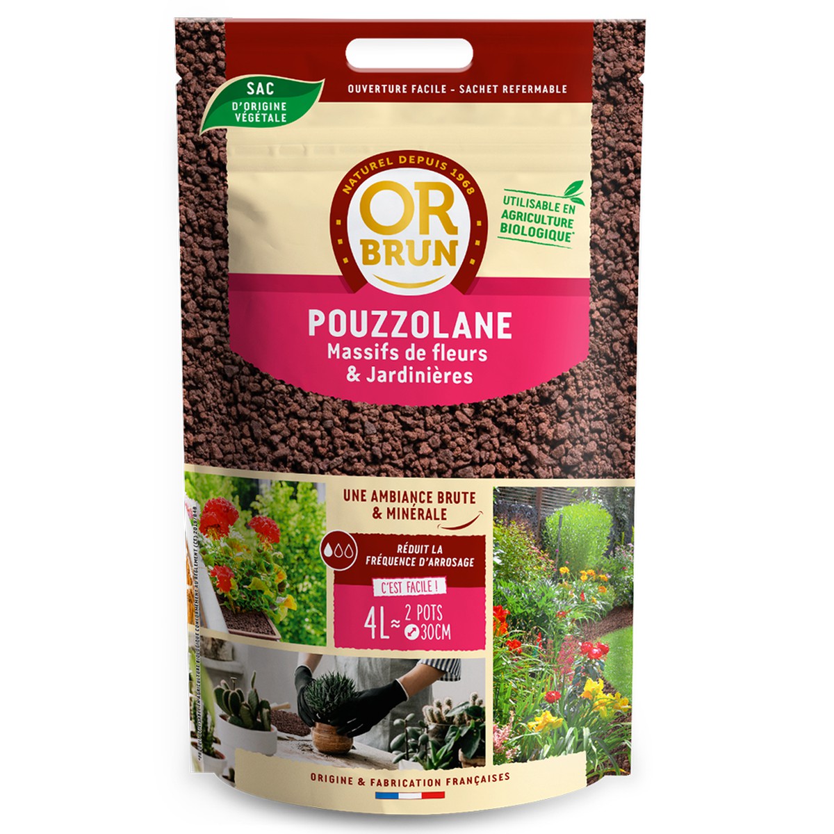 Or brun  Pouzzolane 4L  4L