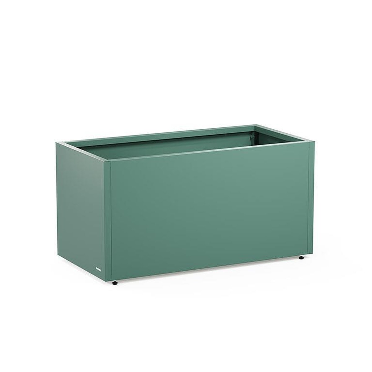   Metal Planter 50 100x50x50cm Verde Encina Vert lichen 100x50x50cm